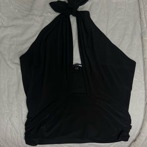 Fashion nova low cut halter top